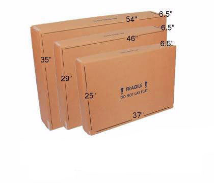 Flat Screen TV Boxes